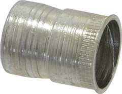 Marson - 3/8-16, 0.74" OAL, Thread-Sert Threaded Insert - 0.562" Hole Diam, 0.6" Head Diam, Steel - Industrial Tool & Supply