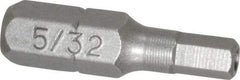 Value Collection - Tamper Resistant Hex Screwdriver Bit - 1" OAL - Industrial Tool & Supply
