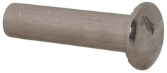 Value Collection - #10-24 Thread Screw & Barrel, Truss Head, One Way Drive, Stainless Steel Sex Bolt & Binding Post - 3/4" Length Under Head, 3/4" Long Barrel, Grade 18-8 - Industrial Tool & Supply