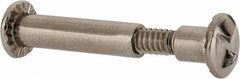Value Collection - #10-24 Thread Screw & Barrel, Truss Head, One Way Drive, Stainless Steel Sex Bolt & Binding Post - 3/4" Length Under Head, 1" Long Barrel, Grade 18-8 - Industrial Tool & Supply