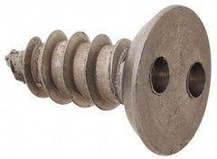 Made in USA - #10 Flat Head Phillips Sheet Metal Screw - Stainless Steel, 1/2" OAL, Grade 18-8 - Industrial Tool & Supply