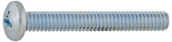 Value Collection - 1/4-20 UNC, 1-1/4" Length Under Head Phillips Drive Machine Screw - Pan Head, Grade 2 Steel, Without Washer - Industrial Tool & Supply