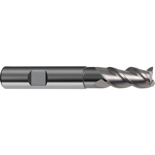 5/8 3FL CARB END MILL W/FLAT-BRIGHT - Exact Industrial Supply