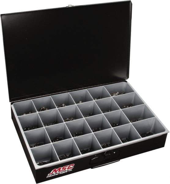 Value Collection - 880 Piece Alloy Steel Socket Head Cap Screws - #6-32 to 5/16-18 Thread - Industrial Tool & Supply