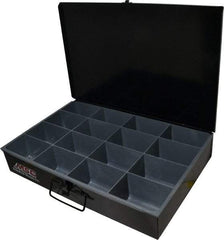 Durham - 1 Drawer, 16 Compartment, Small Parts Assortment Storage Drawer - 12" Deep x 18-1/2" Wide - Industrial Tool & Supply