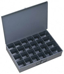 Durham - 1 Drawer, 24 Compartment, Small Parts Assortment Storage Drawer - 12" Deep x 18-1/2" Wide - Industrial Tool & Supply