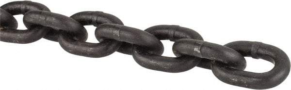 Peerless Chain - 5/16" Welded Alloy Chain - 4,300 Lb Capacity, Grade 80, Alloy Steel, Black Finish - Industrial Tool & Supply