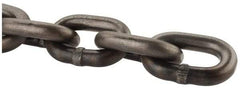 Peerless Chain - 1/2" Welded High Test Chain - 9,200 Lb Capacity, Grade 43, Carbon Steel, Standard Finish - Industrial Tool & Supply