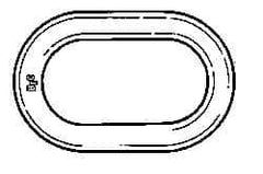 Peerless Chain - Alloy Steel Oblong Assembly - 1-1/2 Inch Diameter, 49,000 Lbs. Load Limit - Industrial Tool & Supply