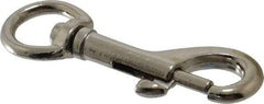 Value Collection - 2-3/8" Long Oval Swivel Eye Bolt Snap - Zinc Alloy with 1/4" Snap Opening - Industrial Tool & Supply