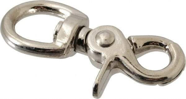 Value Collection - 2-1/2" Long Swivel Eye Trigger Snap - Zinc Alloy with 3/8" Snap Opening - Industrial Tool & Supply