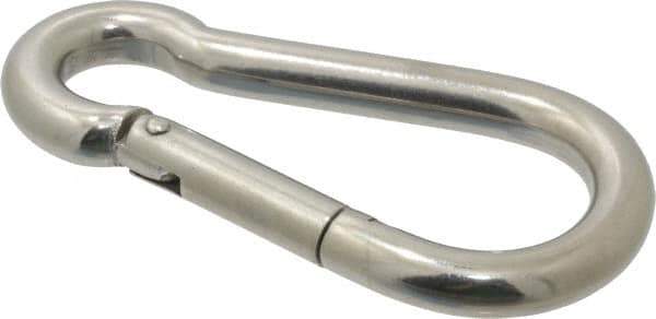 Value Collection - 3-1/8" Long All Purpose Snap - Stainless Steel with 7/16" Snap Opening - Industrial Tool & Supply