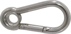 Value Collection - 2" Long All Purpose Snap - Stainless Steel with 1/4" Snap Opening - Industrial Tool & Supply