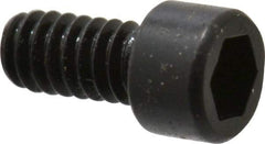 Unbrako - #2-56 UNC Hex Socket Drive, Socket Cap Screw - Alloy Steel, Black Oxide Finish, 3/16" Length Under Head - Industrial Tool & Supply