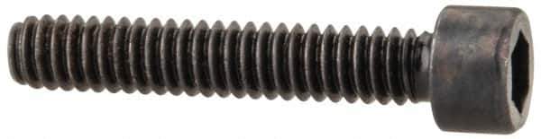 Unbrako - #2-56 UNC Hex Socket Drive, Socket Cap Screw - Alloy Steel, Black Oxide Finish, 1/2" Length Under Head - Industrial Tool & Supply