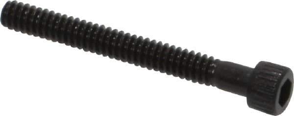 Unbrako - #4-40 UNC Hex Socket Drive, Socket Cap Screw - Alloy Steel, Black Oxide Finish, 1" Length Under Head - Industrial Tool & Supply