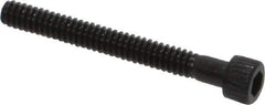 Unbrako - #4-40 UNC Hex Socket Drive, Socket Cap Screw - Alloy Steel, Black Oxide Finish, 1" Length Under Head - Industrial Tool & Supply