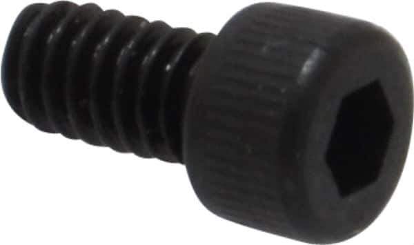 Unbrako - #5-40 UNC Hex Socket Drive, Socket Cap Screw - Alloy Steel, Black Oxide Finish, 1/4" Length Under Head - Industrial Tool & Supply