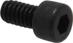 Unbrako - #5-40 UNC Hex Socket Drive, Socket Cap Screw - Alloy Steel, Black Oxide Finish, 1/4" Length Under Head - Industrial Tool & Supply