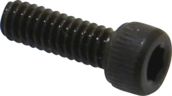 Unbrako - #5-40 UNC Hex Socket Drive, Socket Cap Screw - Alloy Steel, Black Oxide Finish, 3/8" Length Under Head - Industrial Tool & Supply