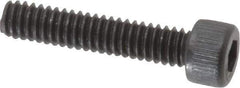 Unbrako - #5-40 UNC Hex Socket Drive, Socket Cap Screw - Alloy Steel, Black Oxide Finish, 5/8" Length Under Head - Industrial Tool & Supply