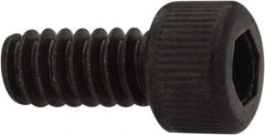 Unbrako - #6-32 UNC Hex Socket Drive, Socket Cap Screw - Alloy Steel, Black Oxide Finish, 5/16" Length Under Head - Industrial Tool & Supply