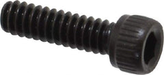Unbrako - #6-32 UNC Hex Socket Drive, Socket Cap Screw - Alloy Steel, Black Oxide Finish, 1/2" Length Under Head - Industrial Tool & Supply