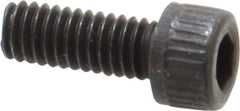 Unbrako - #6-40 UNF Hex Socket Drive, Socket Cap Screw - Alloy Steel, Black Oxide Finish, 3/8" Length Under Head - Industrial Tool & Supply