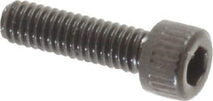 Unbrako - #6-40 UNF Hex Socket Drive, Socket Cap Screw - Alloy Steel, Black Oxide Finish, 1/2" Length Under Head - Industrial Tool & Supply