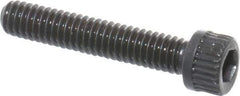 Unbrako - #6-40 UNF Hex Socket Drive, Socket Cap Screw - Alloy Steel, Black Oxide Finish, 3/4" Length Under Head - Industrial Tool & Supply