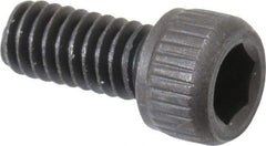 Unbrako - #8-32 UNC Hex Socket Drive, Socket Cap Screw - Alloy Steel, Black Oxide Finish, 3/8" Length Under Head - Industrial Tool & Supply