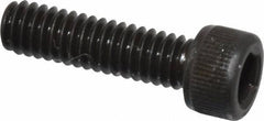 Unbrako - #8-32 UNC Hex Socket Drive, Socket Cap Screw - Alloy Steel, Black Oxide Finish, 5/8" Length Under Head - Industrial Tool & Supply