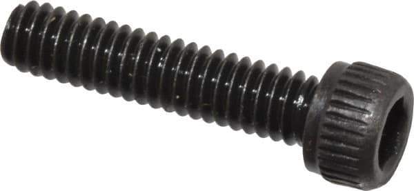 Unbrako - #8-32 UNC Hex Socket Drive, Socket Cap Screw - Alloy Steel, Black Oxide Finish, 3/4" Length Under Head - Industrial Tool & Supply