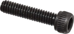 Unbrako - #8-32 UNC Hex Socket Drive, Socket Cap Screw - Alloy Steel, Black Oxide Finish, 3/4" Length Under Head - Industrial Tool & Supply