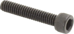 Unbrako - #8-32 UNC Hex Socket Drive, Socket Cap Screw - Alloy Steel, Black Oxide Finish, 7/8" Length Under Head - Industrial Tool & Supply