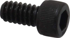 Unbrako - #10-24 UNC Hex Socket Drive, Socket Cap Screw - Alloy Steel, Black Oxide Finish, 3/8" Length Under Head - Industrial Tool & Supply