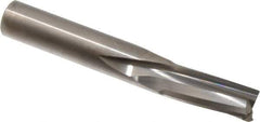 Onsrud - 1/2" Cutting Diam x 1-1/8" Length of Cut, 3 Flute, Downcut Spiral Router Bit - Uncoated, Right Hand Cut, Solid Carbide, 3-1/2" OAL x 1/2" Shank Diam, Three Edge, 10° Helix Angle - Industrial Tool & Supply