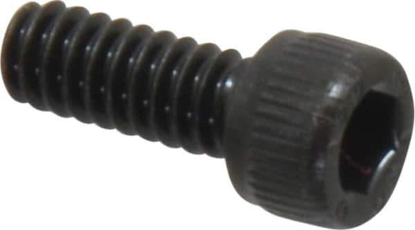 Unbrako - #10-24 UNC Hex Socket Drive, Socket Cap Screw - Alloy Steel, Black Oxide Finish, 1/2" Length Under Head - Industrial Tool & Supply