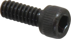 Unbrako - #10-24 UNC Hex Socket Drive, Socket Cap Screw - Alloy Steel, Black Oxide Finish, 1/2" Length Under Head - Industrial Tool & Supply