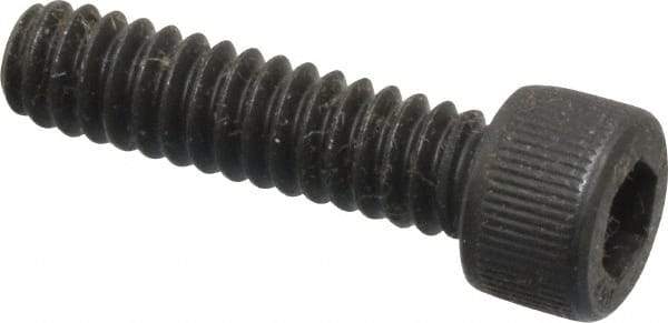 Unbrako - #10-24 UNC Hex Socket Drive, Socket Cap Screw - Alloy Steel, Black Oxide Finish, 3/4" Length Under Head - Industrial Tool & Supply