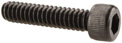 Unbrako - #10-24 UNC Hex Socket Drive, Socket Cap Screw - Alloy Steel, Black Oxide Finish, 7/8" Length Under Head - Industrial Tool & Supply