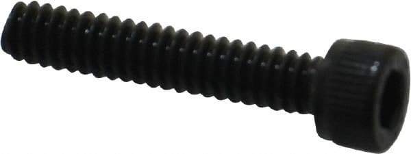 Unbrako - #10-24 UNC Hex Socket Drive, Socket Cap Screw - Alloy Steel, Black Oxide Finish, 1" Length Under Head - Industrial Tool & Supply