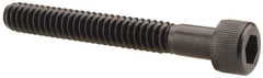 Unbrako - #10-24 UNC Hex Socket Drive, Socket Cap Screw - Alloy Steel, Black Oxide Finish, 1-1/2" Length Under Head - Industrial Tool & Supply