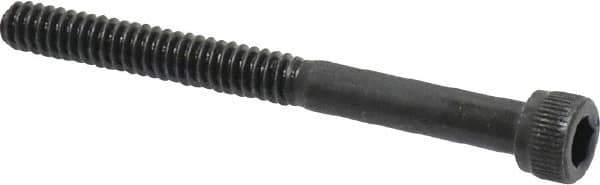 Unbrako - #10-24 UNC Hex Socket Drive, Socket Cap Screw - Alloy Steel, Black Oxide Finish, 2" Length Under Head - Industrial Tool & Supply