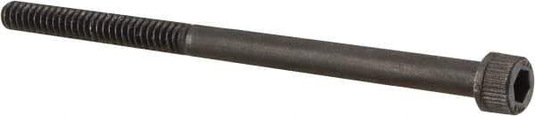 Unbrako - #10-24 UNC Hex Socket Drive, Socket Cap Screw - Alloy Steel, Black Oxide Finish, 3" Length Under Head - Industrial Tool & Supply