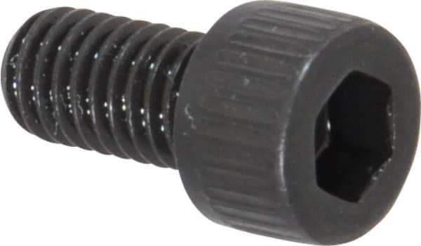Unbrako - #10-32 UNF Hex Socket Drive, Socket Cap Screw - Alloy Steel, Black Oxide Finish, 3/8" Length Under Head - Industrial Tool & Supply