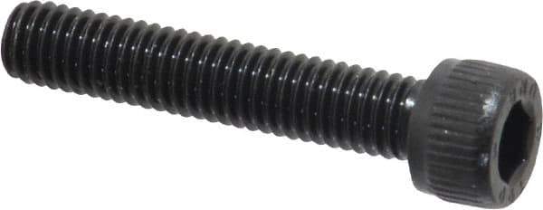 Unbrako - #10-32 UNF Hex Socket Drive, Socket Cap Screw - Alloy Steel, Black Oxide Finish, 1" Length Under Head - Industrial Tool & Supply