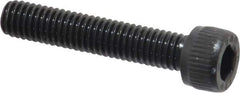 Unbrako - #10-32 UNF Hex Socket Drive, Socket Cap Screw - Alloy Steel, Black Oxide Finish, 1" Length Under Head - Industrial Tool & Supply