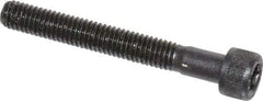 Unbrako - #10-32 UNF Hex Socket Drive, Socket Cap Screw - Alloy Steel, Black Oxide Finish, 1-1/2" Length Under Head - Industrial Tool & Supply