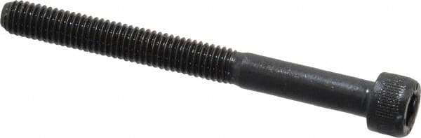 Unbrako - #10-32 UNF Hex Socket Drive, Socket Cap Screw - Alloy Steel, Black Oxide Finish, 2" Length Under Head - Industrial Tool & Supply